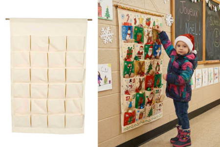 calendario avent textil algodón - Algodón, lino - Textiles – 10doigts.fr