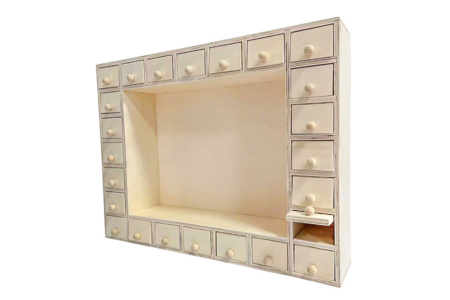Calendario de adviento de madera 35,5 x 27 x 7 cm - Calendarios de Adviento – 10doigts.fr