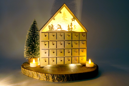 calendario de adviento luminoso de madera - Calendarios de Adviento – 10doigts.fr