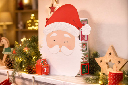 Calendrier de l'avent Père Noël ambiance - Advent Calendars – 10doigts.fr