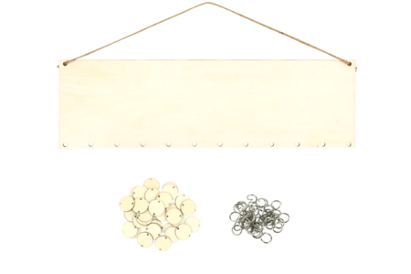 Wooden Birthday Calendar - 1 - Calendars - 10doigts.com - Calendars – 10doigts.fr