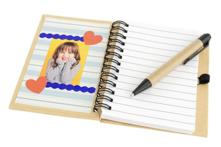 Kraft Card Notebook + Pen - 2 - Albums and Notebooks - 10doigts.com - Albums and Notebooks – 10doigts.fr