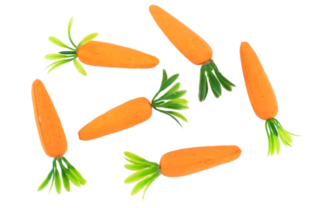 Styrofoam Carrots - 6 Pieces - 5 - Easter Decorative Accessories - 10doigts.com - Easter Decorative Accessories – 10doigts.fr