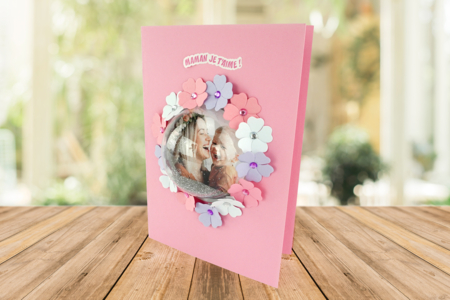 tarjeta burbuja pop up mamá - Plástico Transparente – 10doigts.fr