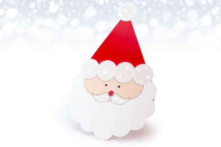 tarjeta de felicitación padre noel - Kits creativos de Navidad para los niños – 10doigts.fr