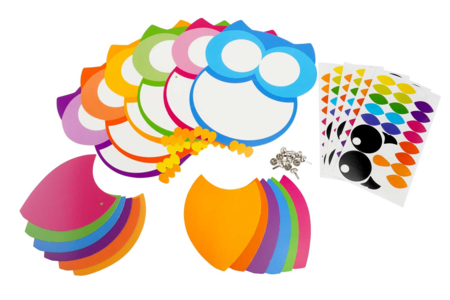 Owl Mobile Card Kit - 6 Cards - 4 - Card Making Kits - 10doigts.com - Card Making Kits – 10doigts.fr