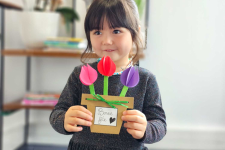 tarjeta flores - Kits fiesta de los padres – 10doigts.fr