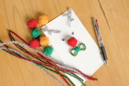 tarjeta navidad - Limpiapipas – 10doigts.fr