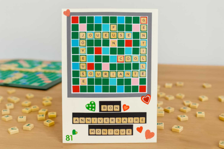 Scrabble Birthday Cards - 1 - Adult Craft Activities - 10doigts.com - Adult Craft Activities – 10doigts.fr