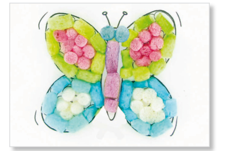 Tarjetas para decorar con copos de maíz - Copos de maíz – 10doigts.fr