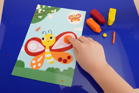 Cartas de modelado + 10 pastas de modelar - 12 cartas - Kits educativos: el placer de aprender a través de la manipulación. – 10doigts.fr