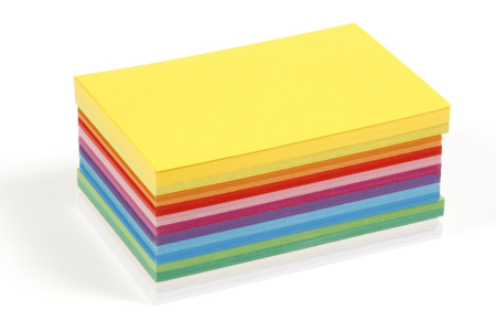 Multicolored Cards, 10.5 x 14.8 cm - 120 sheets - 1 - Colored Papers - 10doigts.com - Colored Papers – 10doigts.fr