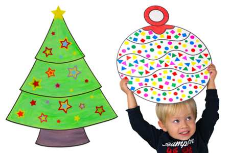 cartas de navidad gigantes - Kits creativos de Navidad para los niños – 10doigts.fr