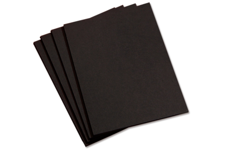 Black Cardboard 50 x 70 cm - 10 Pieces - 1 - Thick Papers and Cardboards - 10doigts.com - Thick Papers and Cardboards – 10doigts.fr