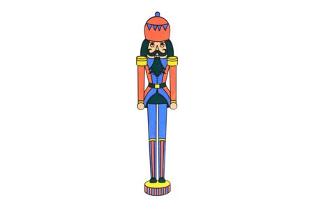 Coloring Nutcracker Set, 40 cm - 4 Pieces - 4 - Christmas New Arrivals - 10doigts.com - Christmas New Arrivals – 10doigts.fr