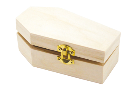 Wooden Coffin Box - 1 - Halloween Decoration Stands - 10doigts.com - Halloween Decoration Stands – 10doigts.fr