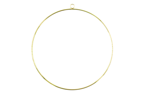 círculo en metal dorado - Soportes para macramé – 10doigts.fr