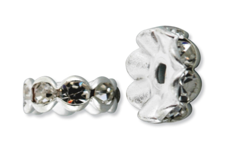 Shamballa with metal beads embedded with diamond rhinestones and wooden beads - 3 - Handicrafts for Creating Your Jewelry - 10doigts.com - Handicrafts for Creating Your Jewelry – 10doigts.fr