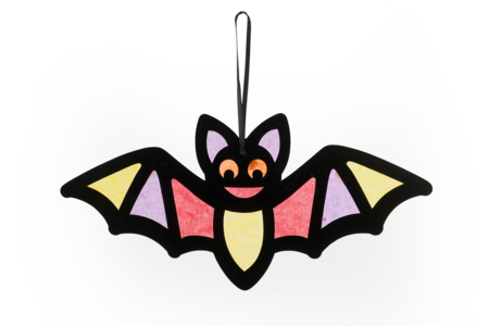 murciélago vitral - Kits creativos de Halloween – 10doigts.fr