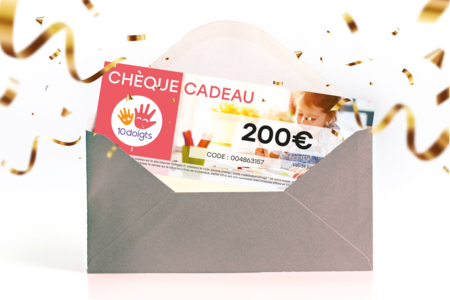 chèque cadeau 200 euros - DIY Christmas Gift Ideas – 10doigts.fr