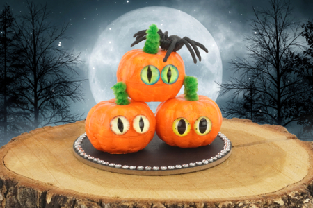 Mini calabazas de poliestireno - 24 unidads - Soportes de Halloween para decorar – 10doigts.fr