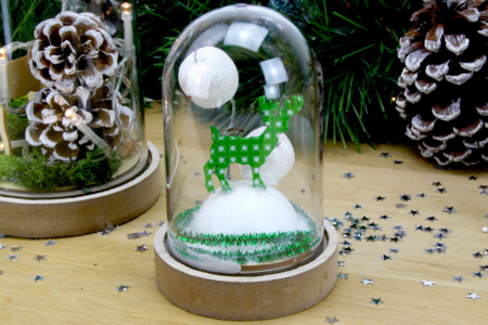 Bell and Wooden Base 12 cm - 5 - Snow globe, Bell - 10doigts.com - Snow globe, Bell – 10doigts.fr