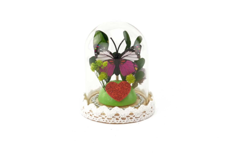 Glass Bell with Base - 4 - Snow globe, Bell - 10doigts.com - Snow globe, Bell – 10doigts.fr