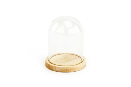 Glass Bell with Base - 1 - Snow globe, Bell - 10doigts.com - Snow globe, Bell – 10doigts.fr