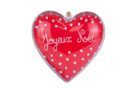 corazón navidad - Formas a garnir - Plastique – 10doigts.fr