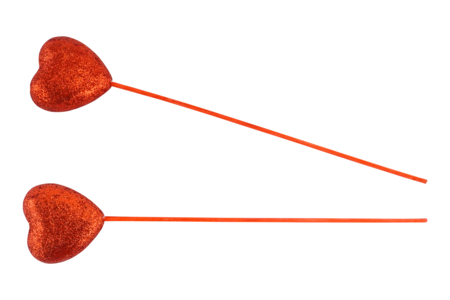 corazones brillantes rojos - Decoraciones de corazones para crear con amor en el Día de la Madre – 10doigts.fr