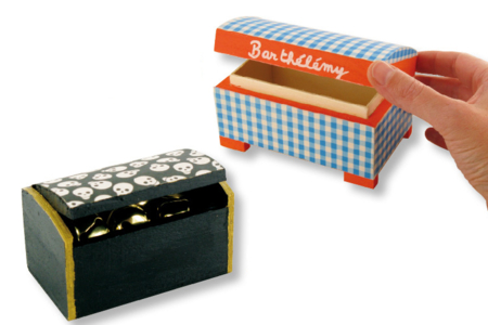 Small Wooden Box - 7 x 4 cm - 2 - Wooden Boxes - 10doigts.com - Wooden Boxes – 10doigts.fr