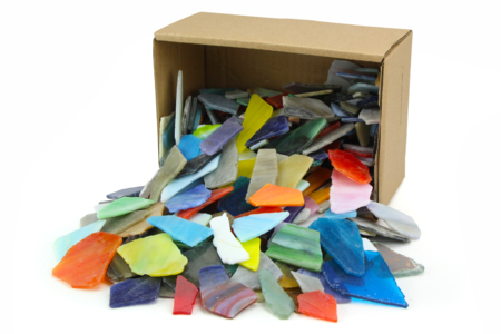 Polished Glass Mosaic Pieces - 2 kg - 1 - Glass Mosaics - 10doigts.com - Glass Mosaics – 10doigts.fr