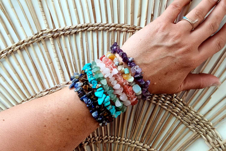 Stone Bead Set - 8 Colors - 3 - Natural Beads - 10doigts.com - Natural Beads – 10doigts.fr