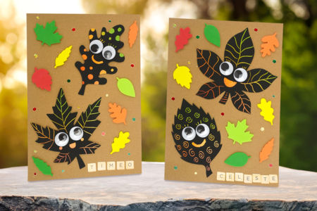 collage niños otoño DIY - Actividades manuales Otoño – 10doigts.fr