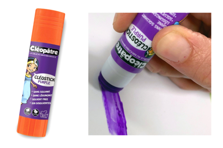 Purple Cléopâtre Glue Stick - 1 - School Glues - 10doigts.com - School Glues – 10doigts.fr