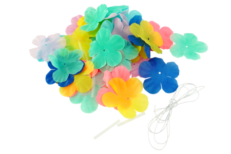 Hawaiian Flower Necklace Kit - 3 - DIY Costumes - 10doigts.com - DIY Costumes – 10doigts.fr