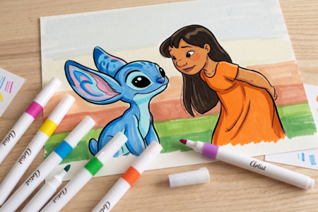 Cozy color mystery coloring - Paint Markers – 10doigts.fr