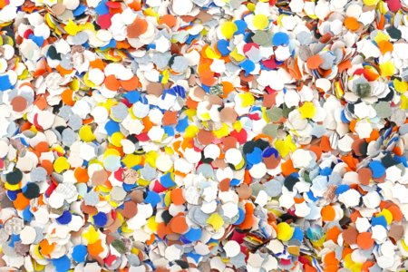 Multicolored Confetti - 300 g - 2 - Balloons, garlands, streamers - 10doigts.com - Balloons, garlands, streamers – 10doigts.fr