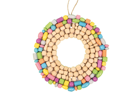 corona de perlas - Abalorios Madera – 10doigts.fr