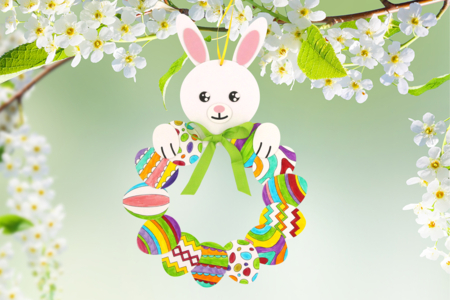 corona conejo - Kits creativos de Pascua – 10doigts.fr