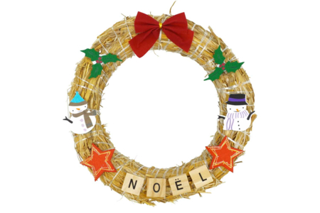 Decorated Wooden Christmas Shapes - 8 Pieces - 7 - Painted Wooden Decor - 10doigts.com - Painted Wooden Decor – 10doigts.fr