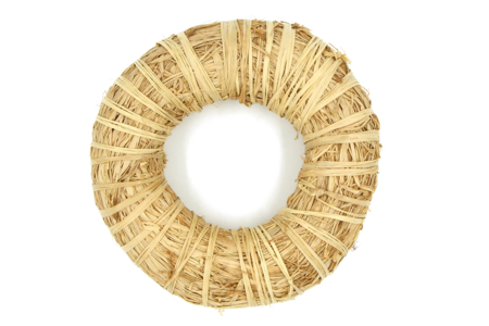 Corona de rafia natural Ø 20 cm - Rafia y Paja – 10doigts.fr