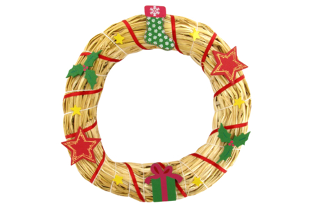 Decorated Wooden Christmas Shapes - 8 Pieces - 5 - Painted Wooden Decor - 10doigts.com - Painted Wooden Decor – 10doigts.fr