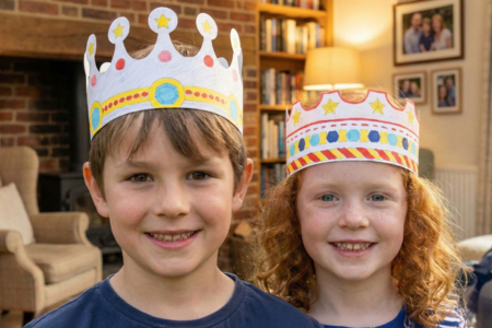 Coloring Crowns - 4 Pieces - Crowns and Hats for Carnival: Creative Activities for Children – 10doigts.fr