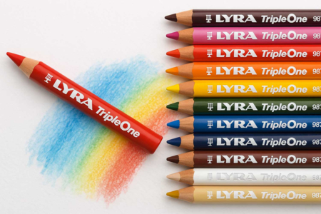 Triple-One Colored Pencils - 12 Pencils - 4 - Colored Pencils - 10doigts.com - Colored Pencils – 10doigts.fr