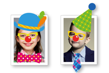 Crazy Stickers "Dress Up as a Clown" - 208 pcs - 3 - Fancy Stickers - 10doigts.com - Fancy Stickers – 10doigts.fr