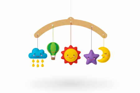 Wooden Mobile Stand - 2 - Wooden Decorative Suspensions - 10doigts.com - Wooden Decorative Suspensions – 10doigts.fr