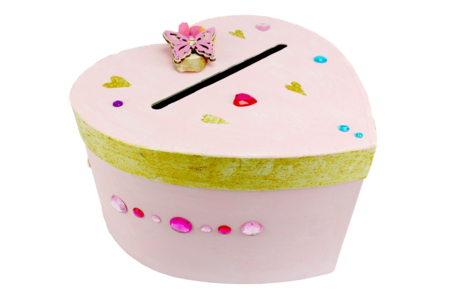 White Heart-Shaped Cardboard Box - 5 - Cardboard Boxes and Baskets - 10doigts.com - Cardboard Boxes and Baskets – 10doigts.fr