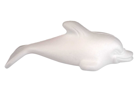 Styrofoam Dolphin 23.5 x 10.5 cm - 4 - Styrofoam Animals - 10doigts.com - Styrofoam Animals – 10doigts.fr
