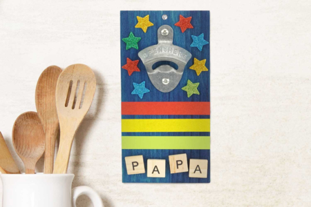 Wooden Wall Bottle Opener - 2 - Wooden Objects for the Kitchen - 10doigts.com - Wooden Objects for the Kitchen – 10doigts.fr